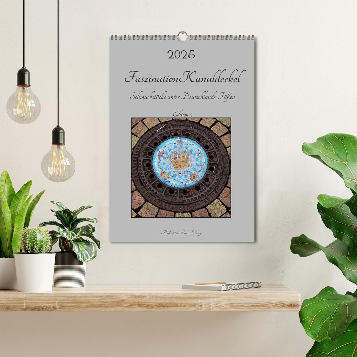 Bild: 9783435965991 | Faszination Kanaldeckel (Wandkalender 2025 DIN A3 hoch), CALVENDO...