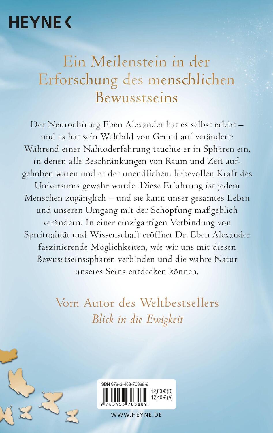 Bild: 9783453703889 | Tore ins unendliche Bewusstsein | Eben Alexander (u. a.) | Taschenbuch