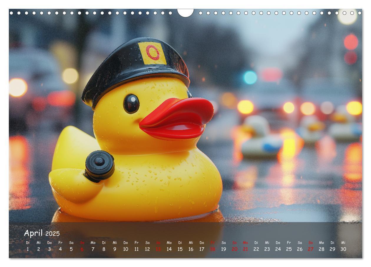 Bild: 9783457206836 | Badeenten Kalender - Quietscheenten in der Berufswelt (Wandkalender...