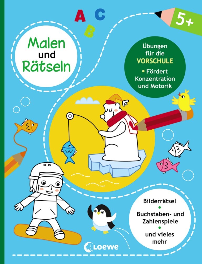 Cover: 9783743209909 | Malen und Rätseln - Übungen für die Vorschule | Elena Hein | Buch