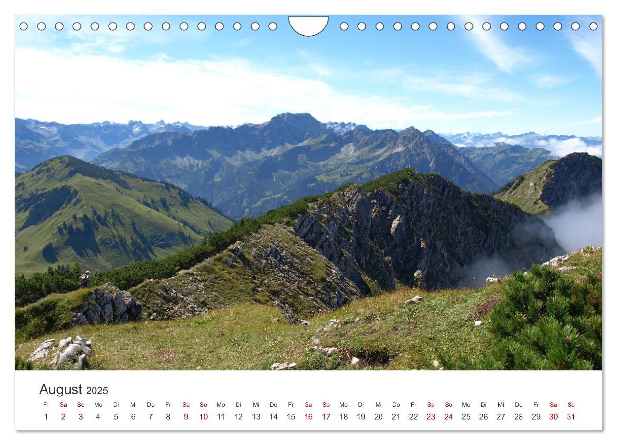 Bild: 9783383989759 | Bergerlebnisse im Tannheimer Tal (Wandkalender 2025 DIN A4 quer),...