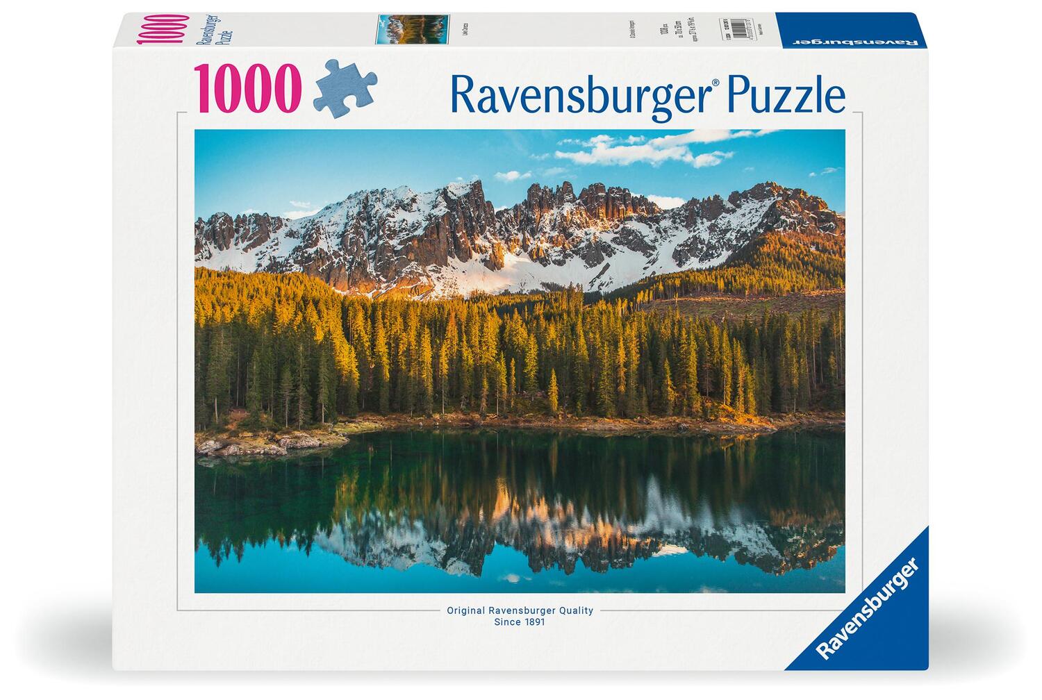 Cover: 4005555012078 | Ravensburger Puzzle 12001207 - Karersee - 1000 Teile Puzzle für...