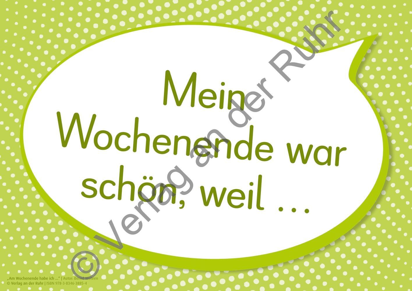 Bild: 9783834638854 | "Am Wochenende habe ich ..." 66 Bild-Impulse und Satzanfänge für...