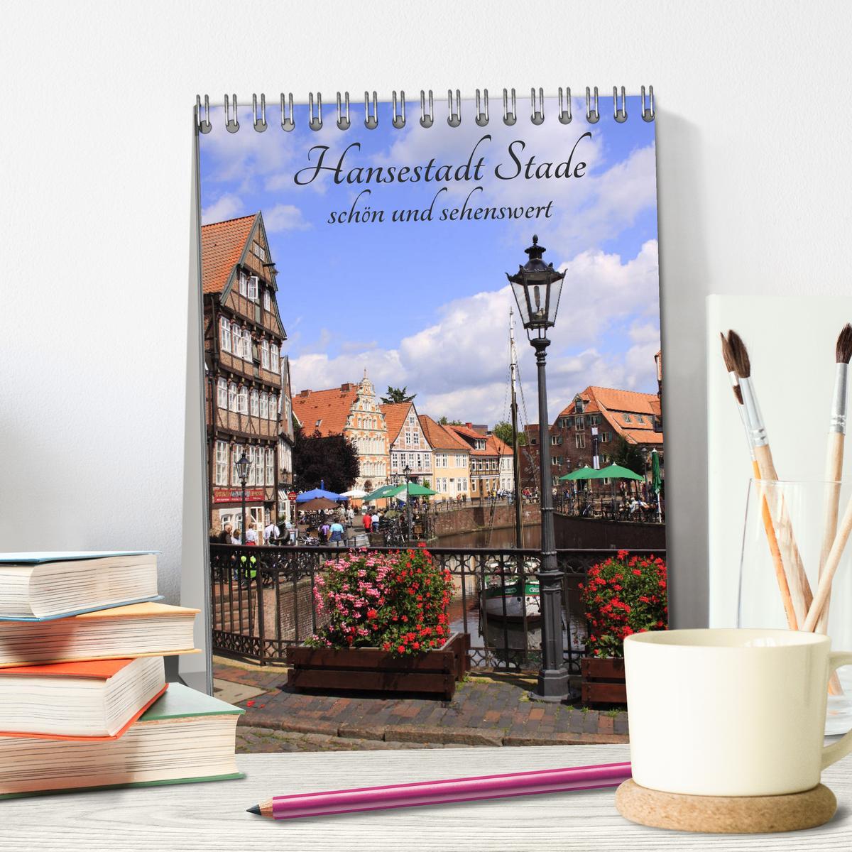 Bild: 9783435996612 | Hansestadt Stade - schön und sehenswert (Tischkalender 2025 DIN A5...