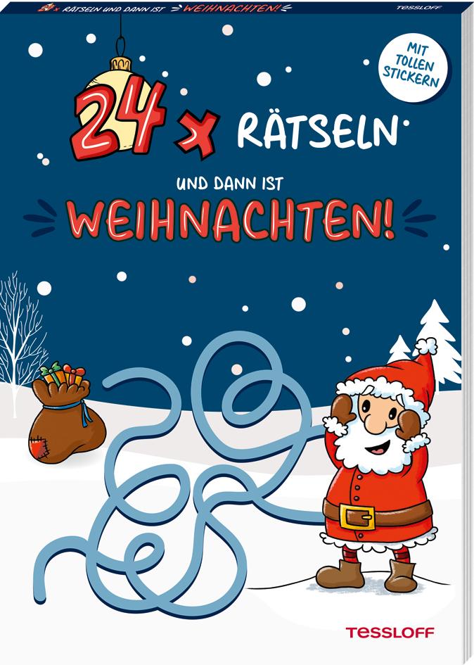 Cover: 9783788647001 | 24 x rätseln und dann ist Weihnachten! | Nadja Schwendemann | Buch