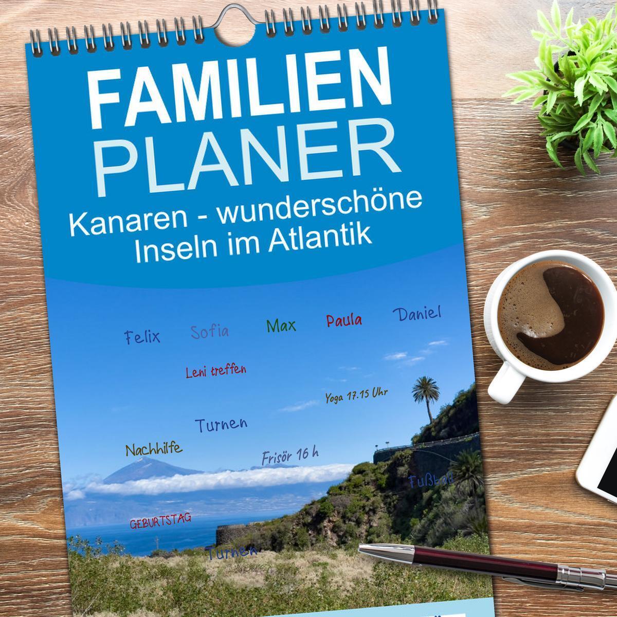 Bild: 9783457093405 | Familienplaner 2025 - Kanaren - wunderschöne Inseln im Atlantik mit...