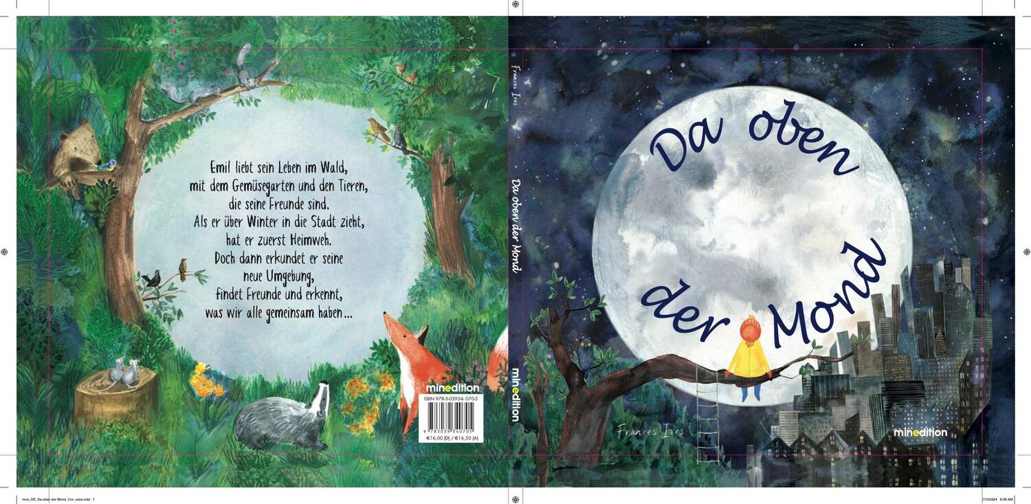 Rückseite: 9783039340705 | Da oben der Mond | Frances Ives | Buch | 32 S. | Deutsch | 2024