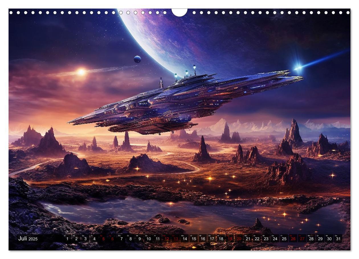 Bild: 9783383899614 | Nächster Halt Andromeda (Wandkalender 2025 DIN A3 quer), CALVENDO...