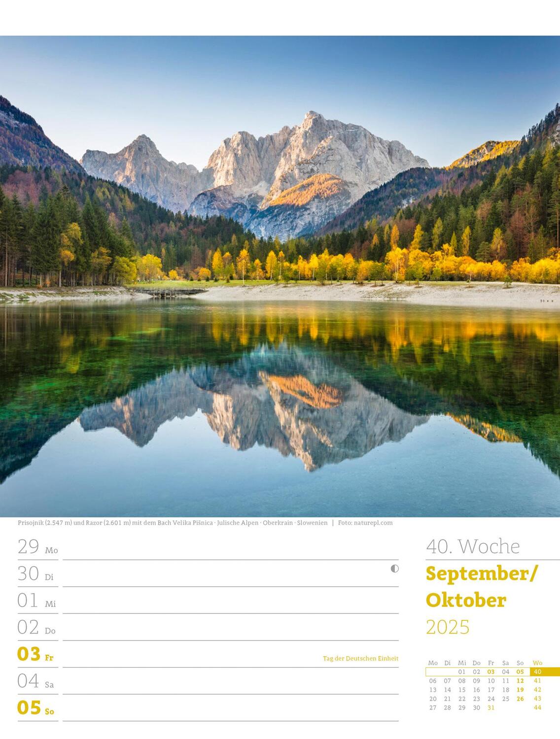 Bild: 9783838435022 | Faszination Alpenwelt - Wochenplaner Kalender 2025 | Kunstverlag