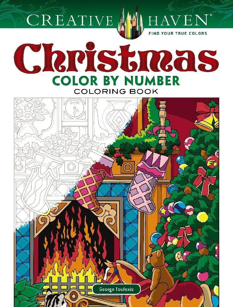 Cover: 9780486832531 | Creative Haven Christmas Color by Number | George Toufexis | Buch