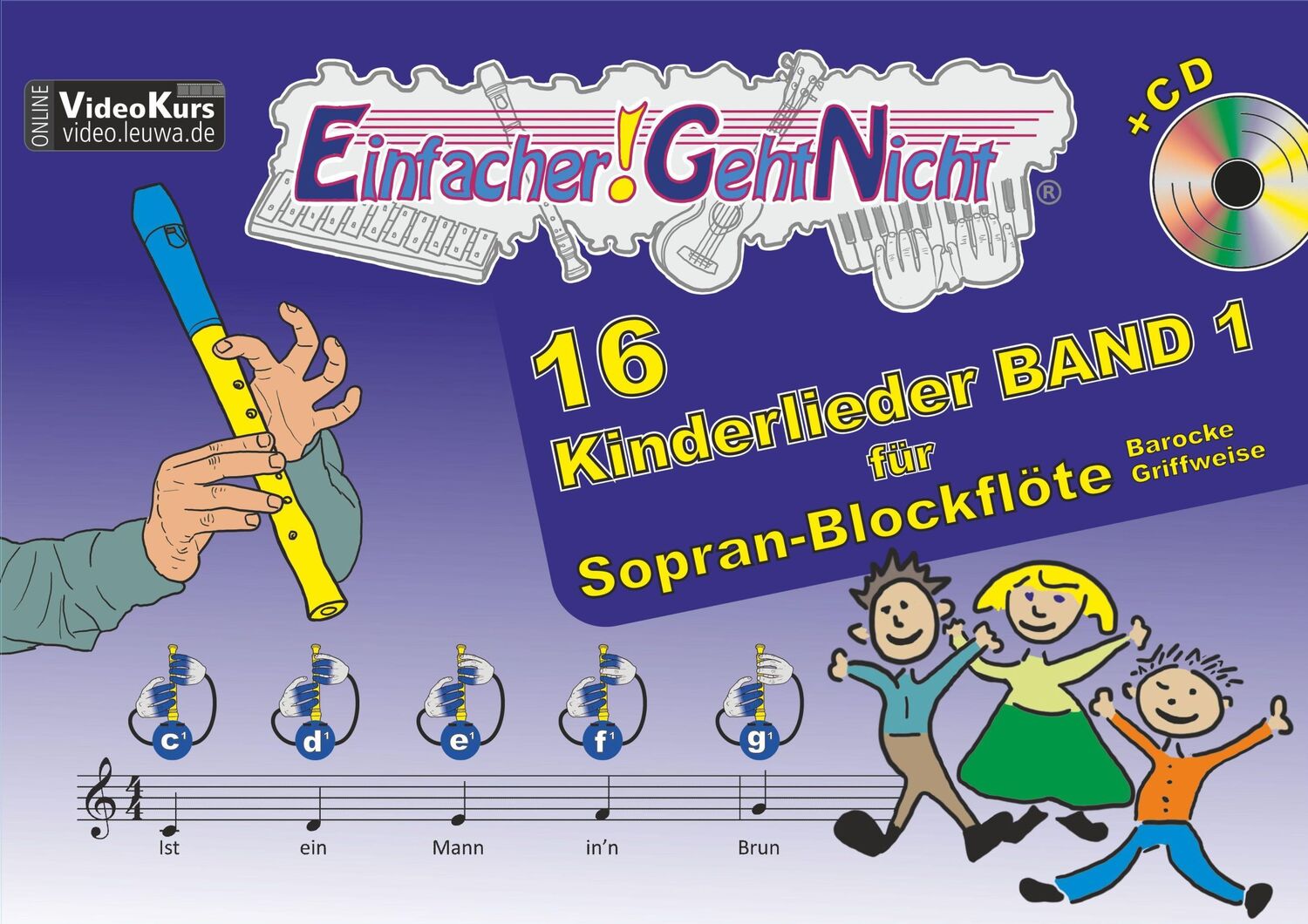 Cover: 9783940533388 | Einfacher!-Geht-Nicht: 16 Kinderlieder BAND 1 - für...