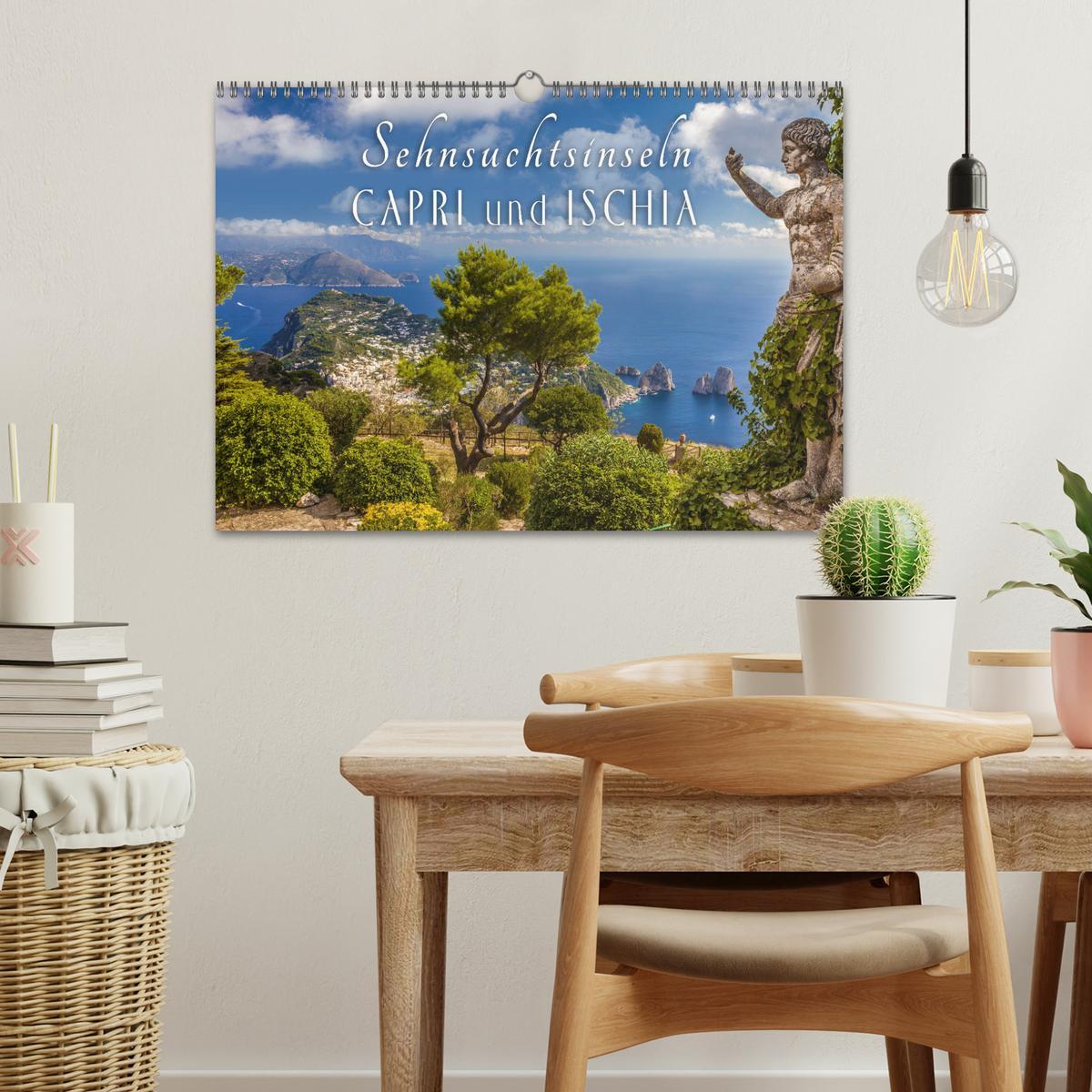 Bild: 9783435458004 | Sehnsuchtsinseln Capri und Ischia (Wandkalender 2025 DIN A3 quer),...