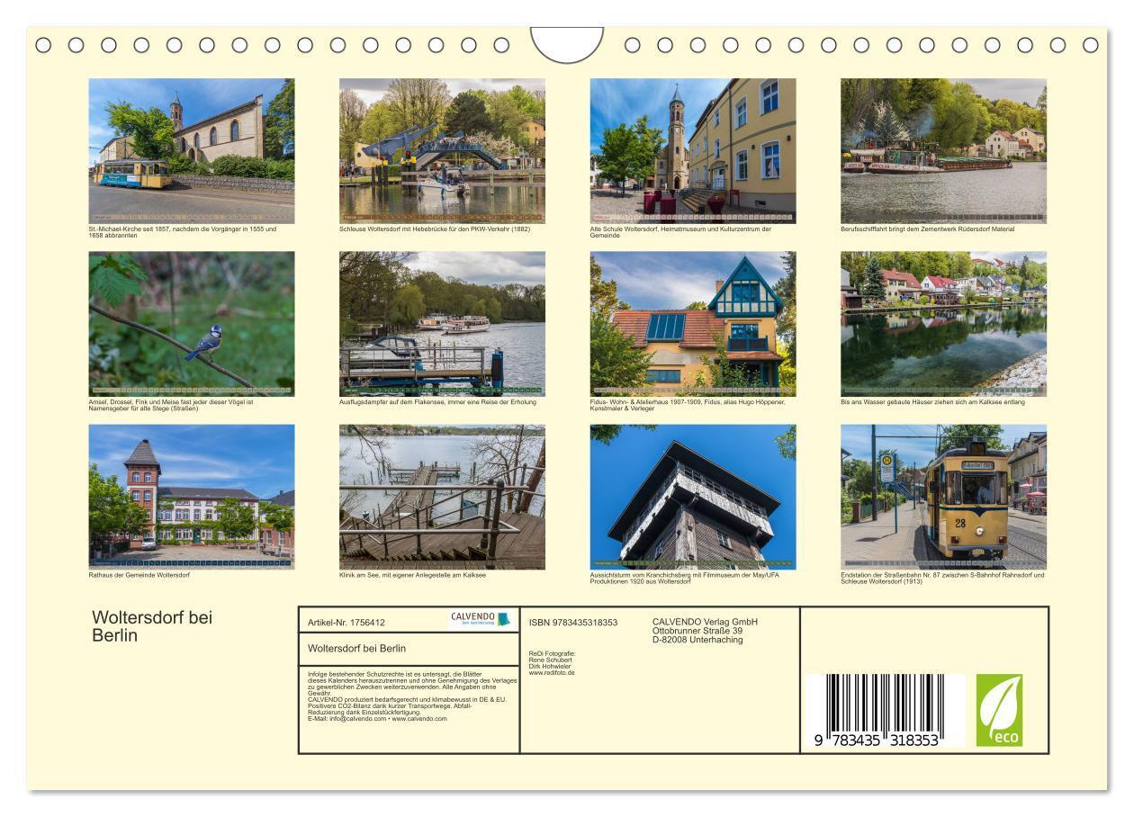 Bild: 9783435318353 | Woltersdorf bei Berlin (Wandkalender 2025 DIN A4 quer), CALVENDO...