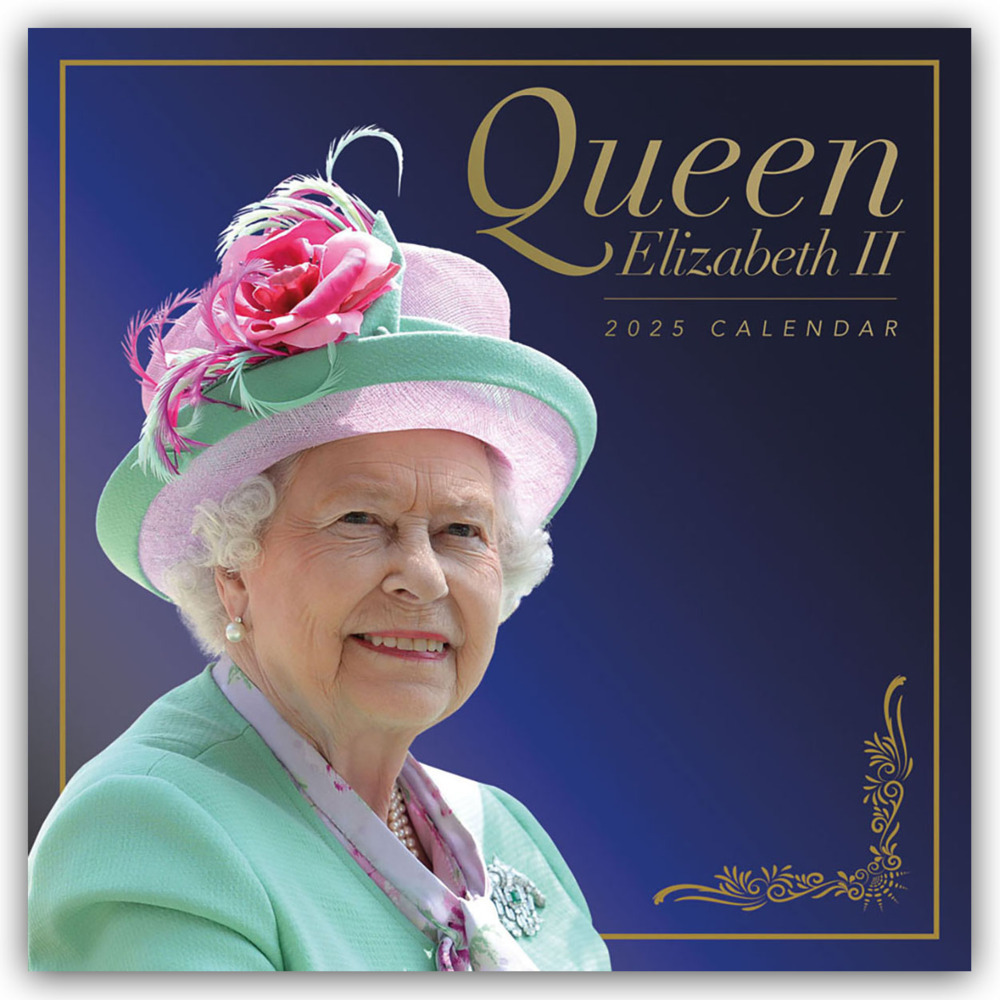 Cover: 9781529845235 | Queen Elisabeth II - Königin Elisabeth II 2025 - Wand-Kalender | 14 S.