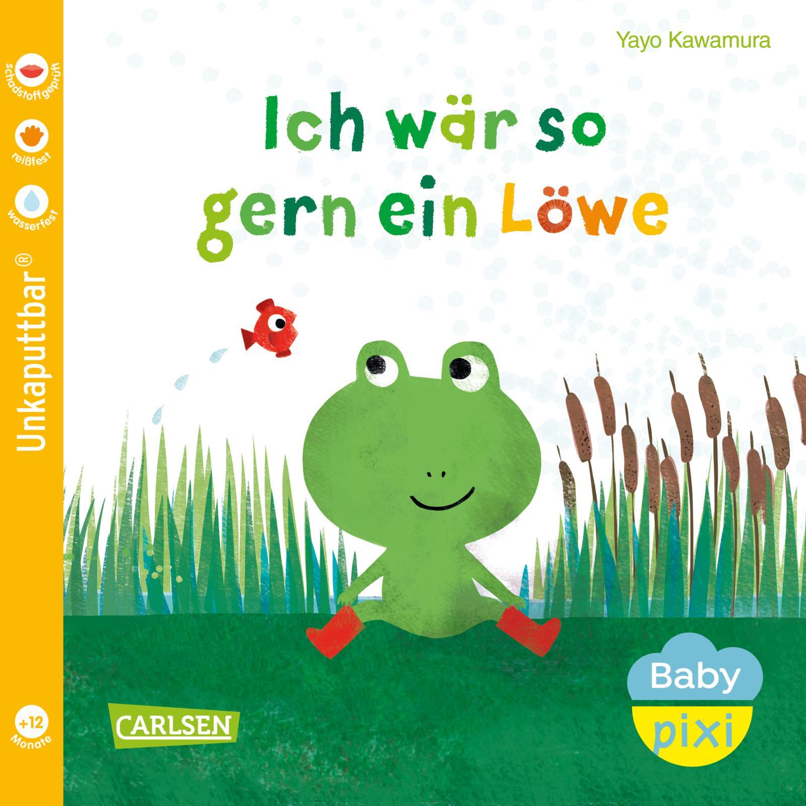 Cover: 9783551062826 | Baby Pixi (unkaputtbar) 158: Ich wär so gern ein Löwe | Yayo Kawamura