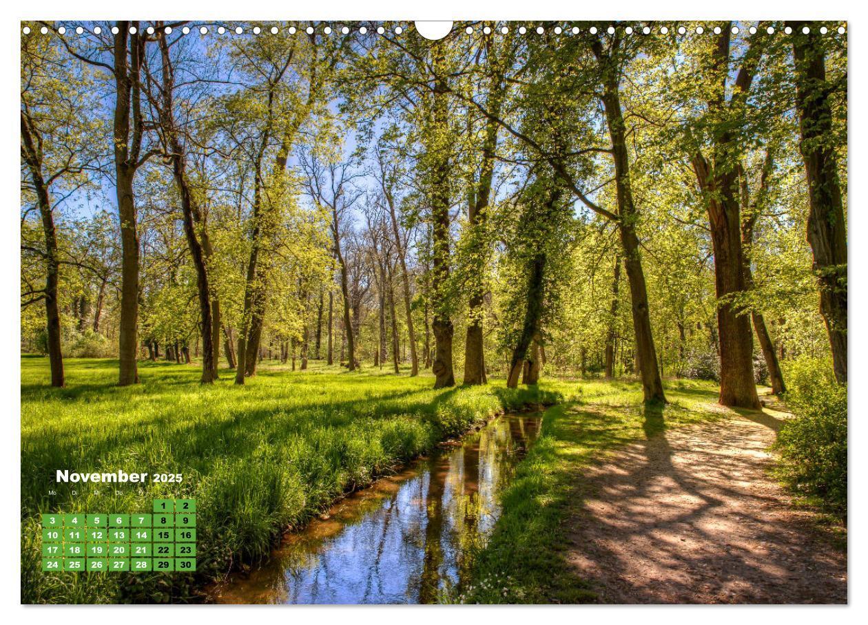 Bild: 9783383971105 | Park Schönbusch Aschaffenburg (Wandkalender 2025 DIN A3 quer),...