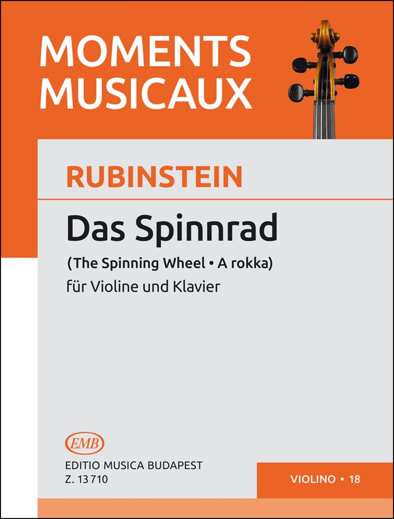 Cover: 9790080137109 | Das Spinnrad | A. Rubinstein | EMB Moments Musicaux for Violin | Buch