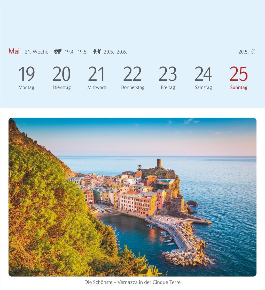 Bild: 9783840034862 | Das Glück liegt in Italien Postkartenkalender 2025 - Wochenkalender...