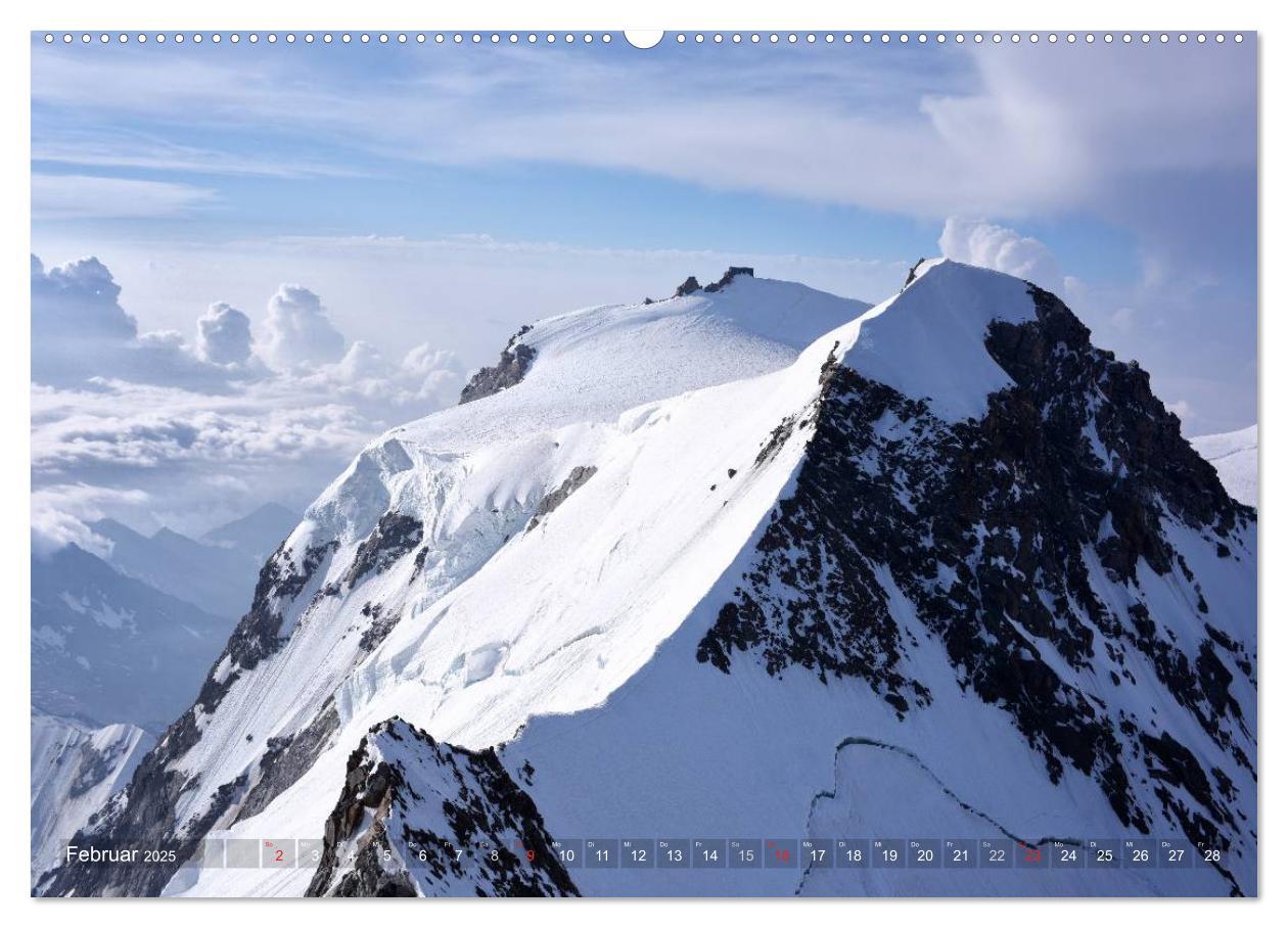 Bild: 9783435583881 | Monte Rosa (Wandkalender 2025 DIN A2 quer), CALVENDO Monatskalender