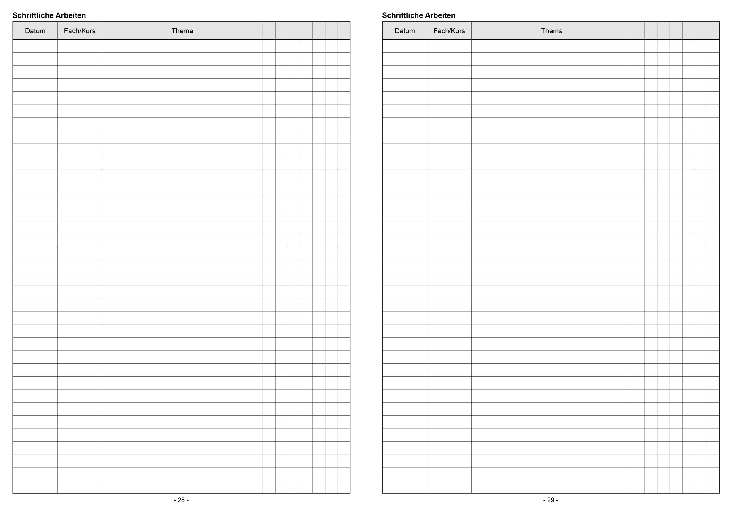 Bild: 4260094452420 | Klassenbuch "Standard", Umschlagfarbe: rot | für alle Schulformen