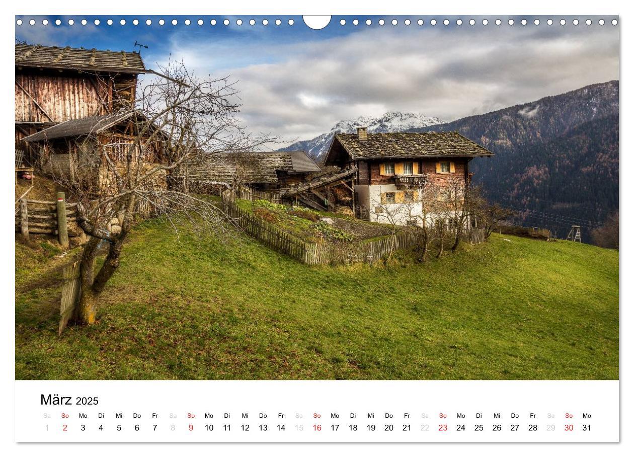 Bild: 9783435617456 | Bergbauernhöfe im Ultental (Wandkalender 2025 DIN A3 quer),...