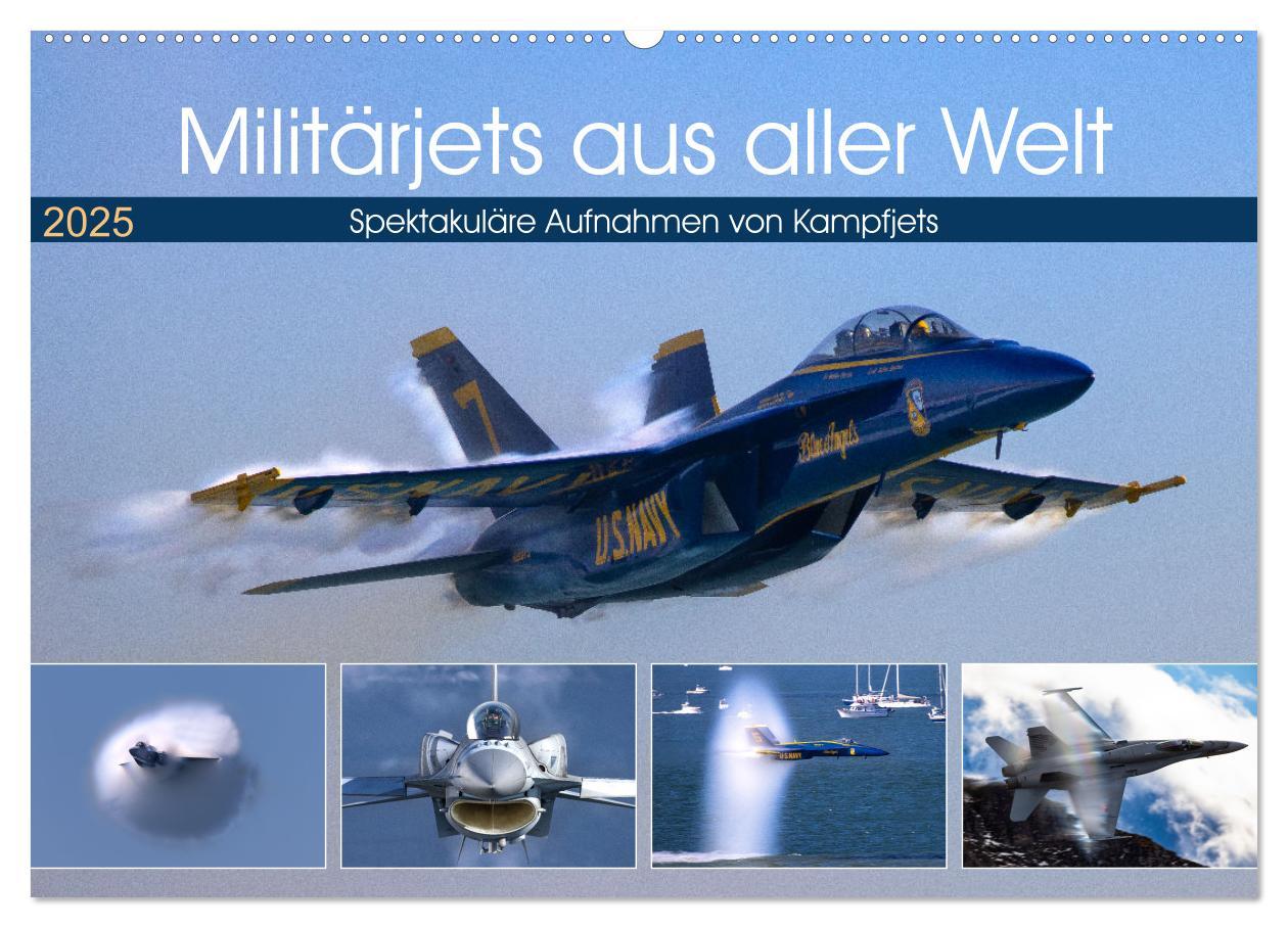 Cover: 9783435176342 | Militärjets aus aller Welt (Wandkalender 2025 DIN A2 quer),...