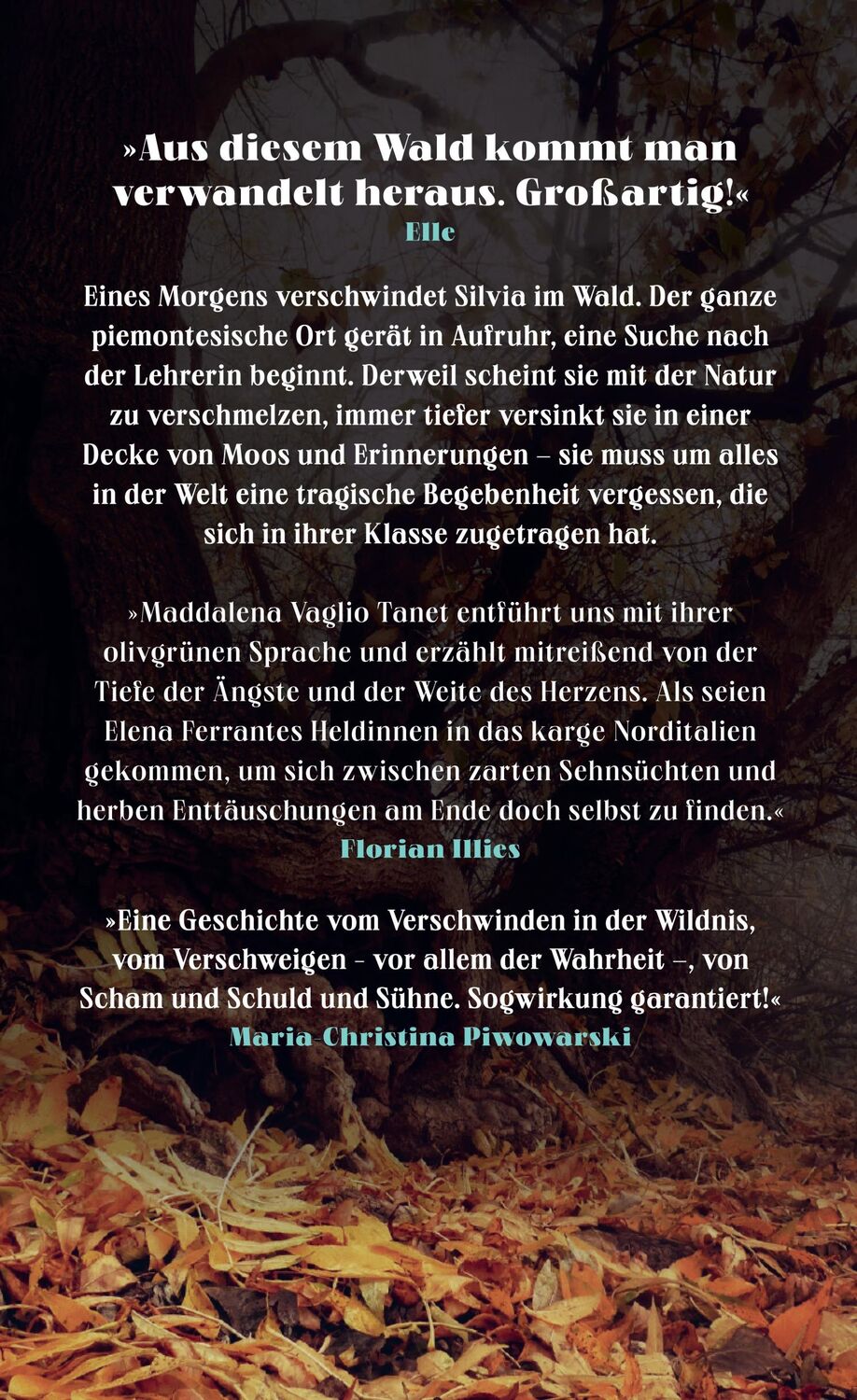 Rückseite: 9783518431986 | In den Wald | Maddalena Vaglio Tanet | Buch | 304 S. | Deutsch | 2024