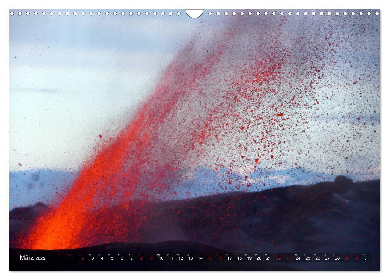 Bild: 9783435435968 | Vulkane - Magma, Lava, Eruptionen (Wandkalender 2025 DIN A3 quer),...