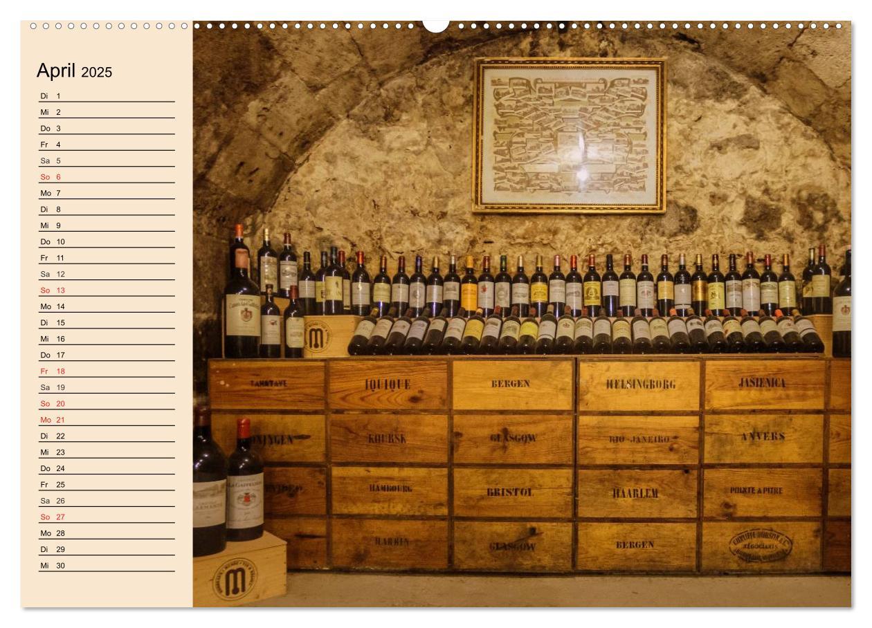 Bild: 9783435513178 | Weinanbau. Von der Traube zum Wein (Wandkalender 2025 DIN A2 quer),...