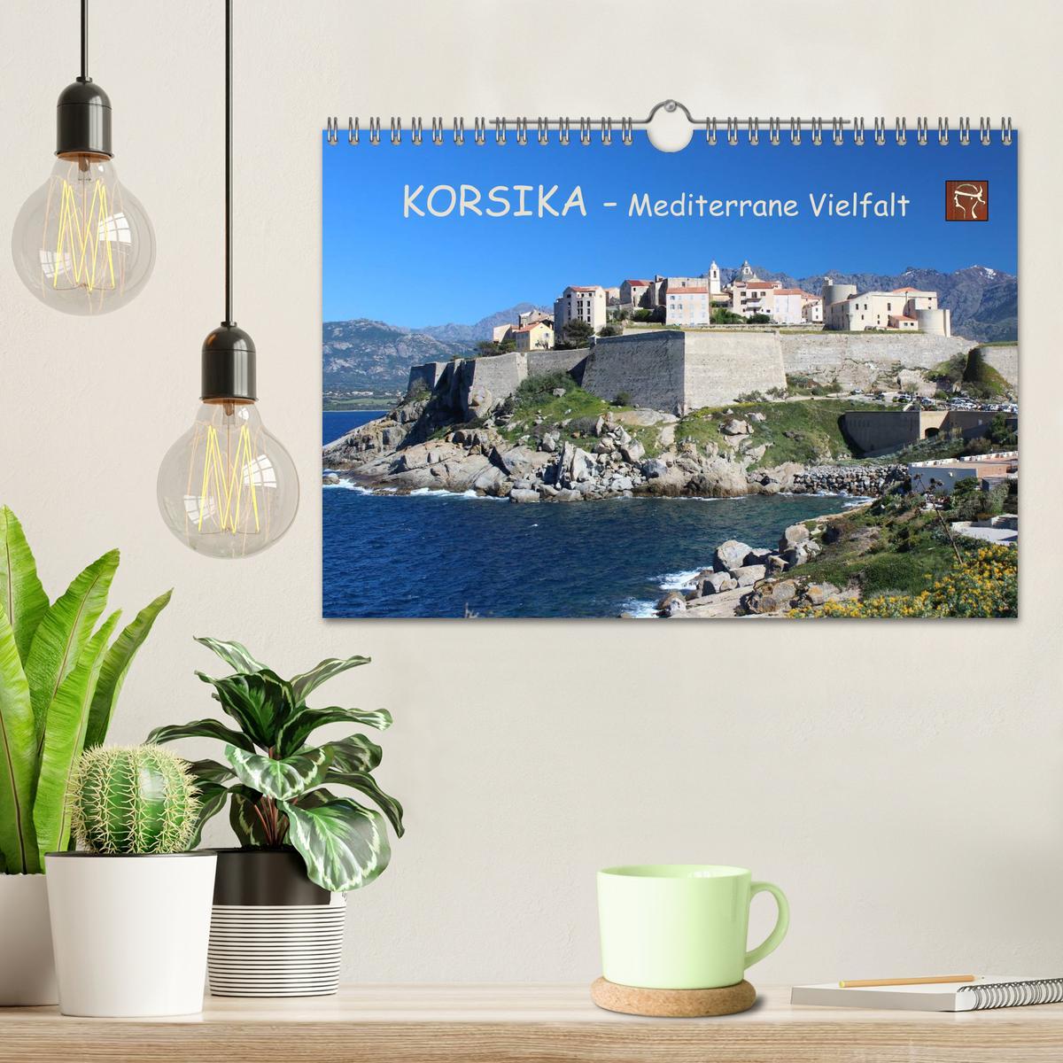 Bild: 9783435466177 | Korsika - Mediterrane Vielfalt (Wandkalender 2025 DIN A4 quer),...