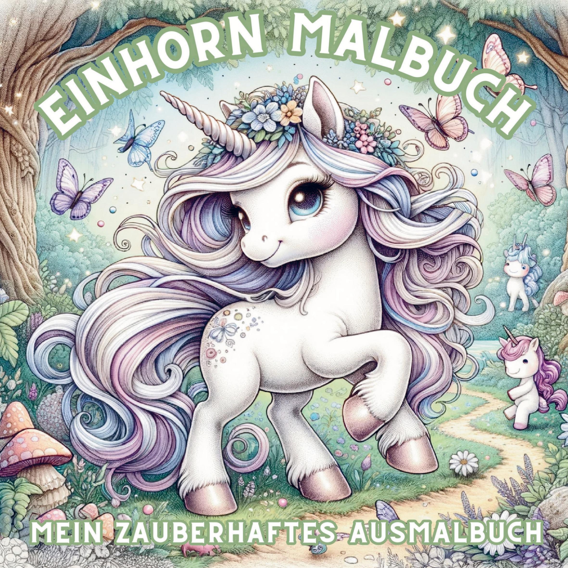 Cover: 9789403728469 | Einhorn-Zauber: Mein Malbuch! Magische Einhorn-Abenteuer zum Ausmalen!