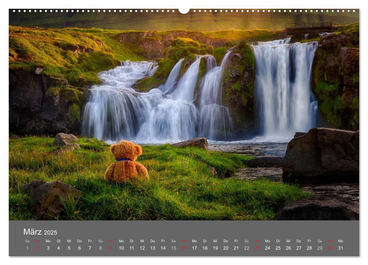 Bild: 9783435490356 | Travelling Teddy 2025 (hochwertiger Premium Wandkalender 2025 DIN...