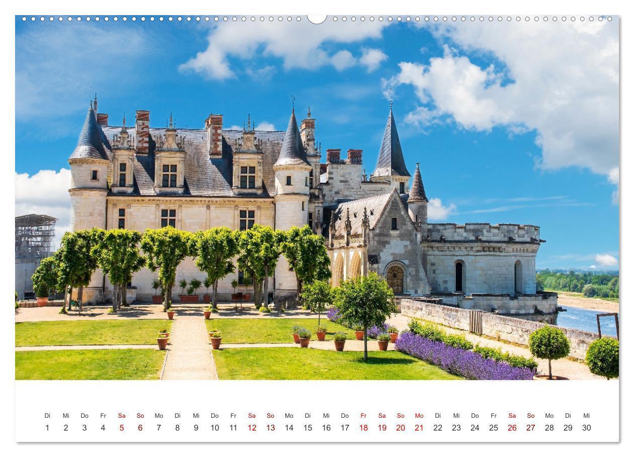 Bild: 9783383826559 | Schlösser der Loire (Wandkalender 2025 DIN A2 quer), CALVENDO...