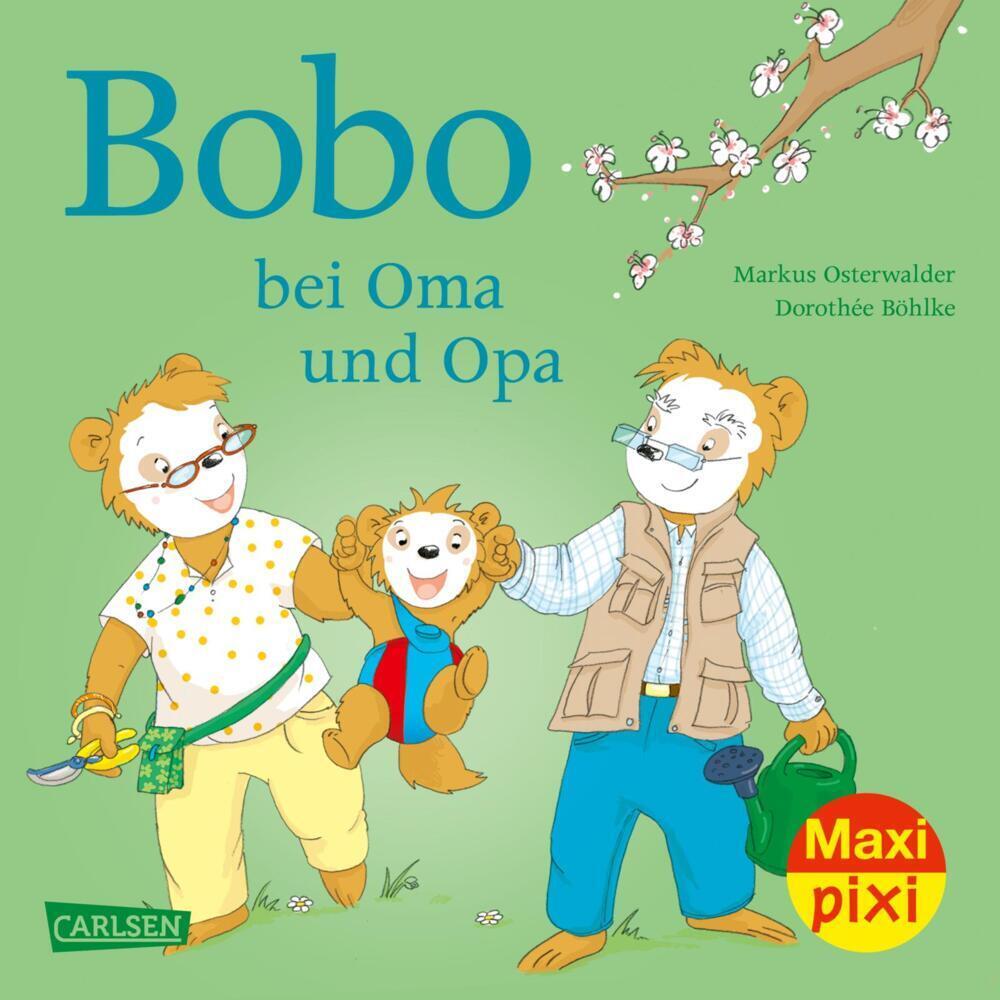 Cover: 9783551032607 | Maxi Pixi 350: Bobo bei Oma und Opa | Markus Osterwalder | Taschenbuch