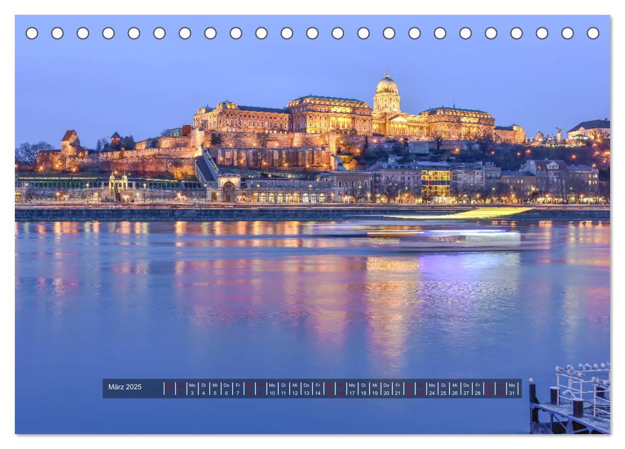 Bild: 9783435143658 | Budapest - Die Stadt an der Donau (Tischkalender 2025 DIN A5 quer),...