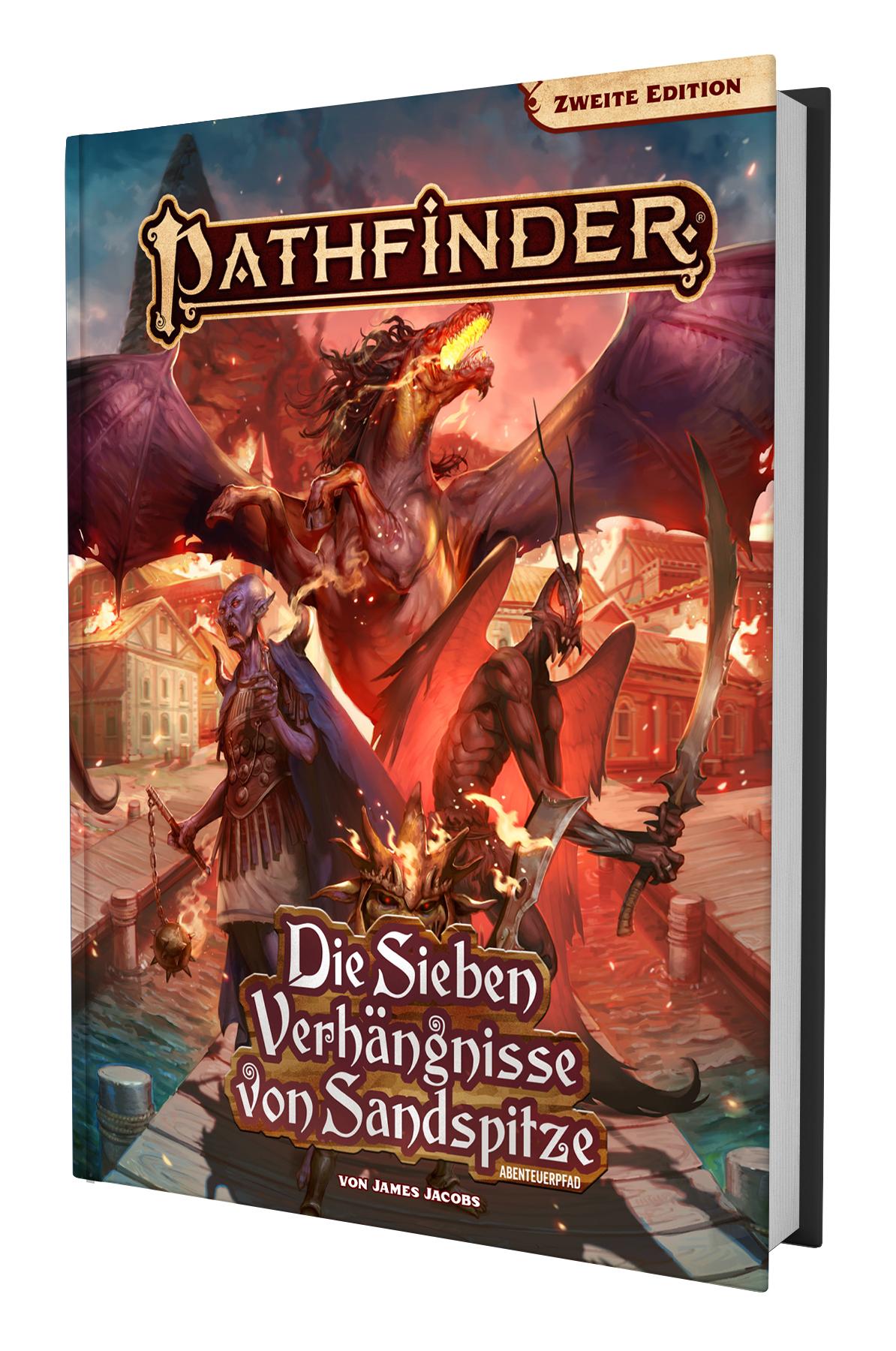 Cover: 9783987323300 | Pathfinder 2 - Die Sieben Verhängnisse von Sandspitze | James Jacobs