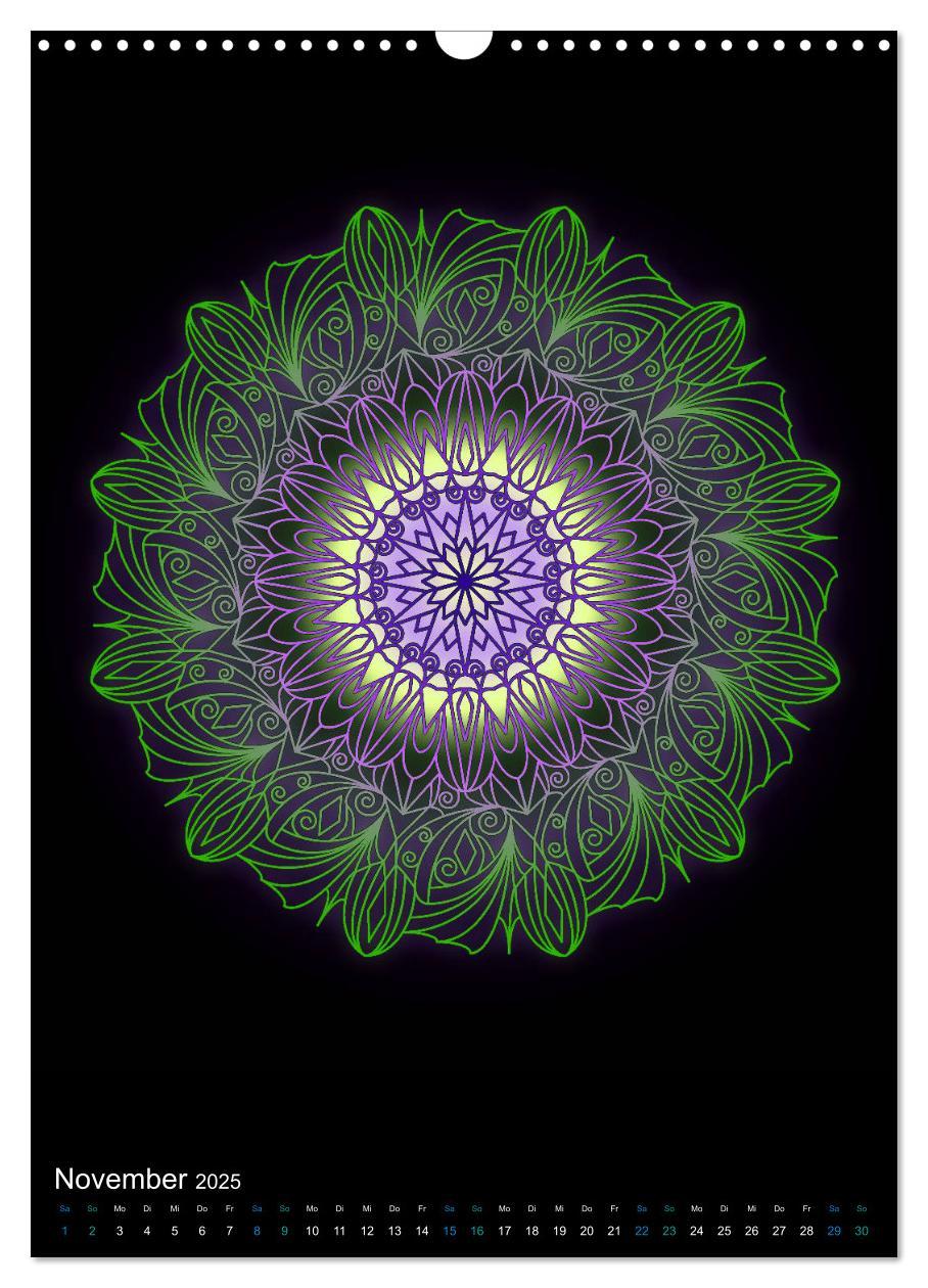 Bild: 9783435952793 | Mandala-Kalender 2025 (Wandkalender 2025 DIN A3 hoch), CALVENDO...