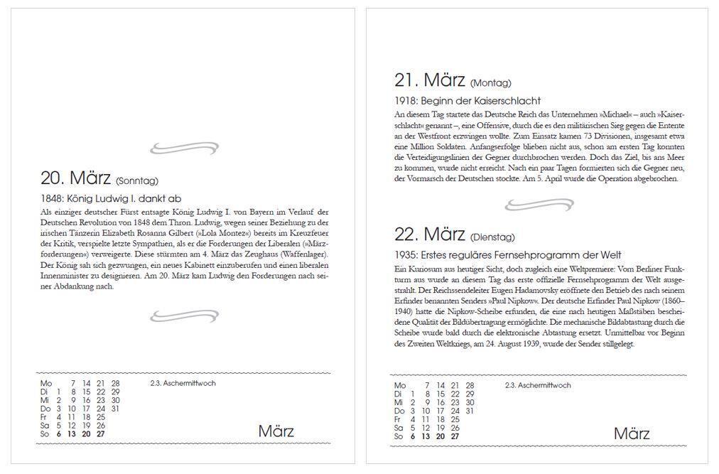 Bild: 9783809449232 | Mit deutscher Geschichte durch das Jahr 2025. Der Abreißkalender...