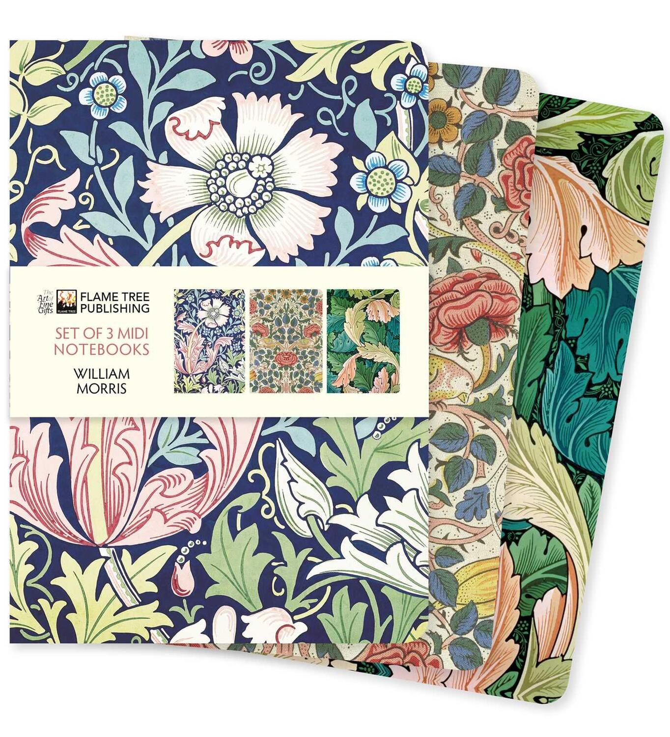 Cover: 9781839644870 | William Morris Set of 3 MIDI Notebooks | Buch | 192 S. | Englisch