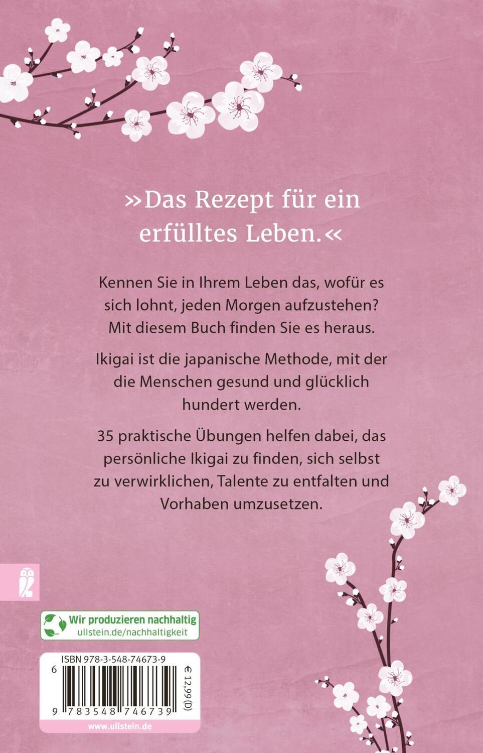 Rückseite: 9783548746739 | Finde dein Ikigai | Das japanische Geheimnis eines glücklichen Lebens