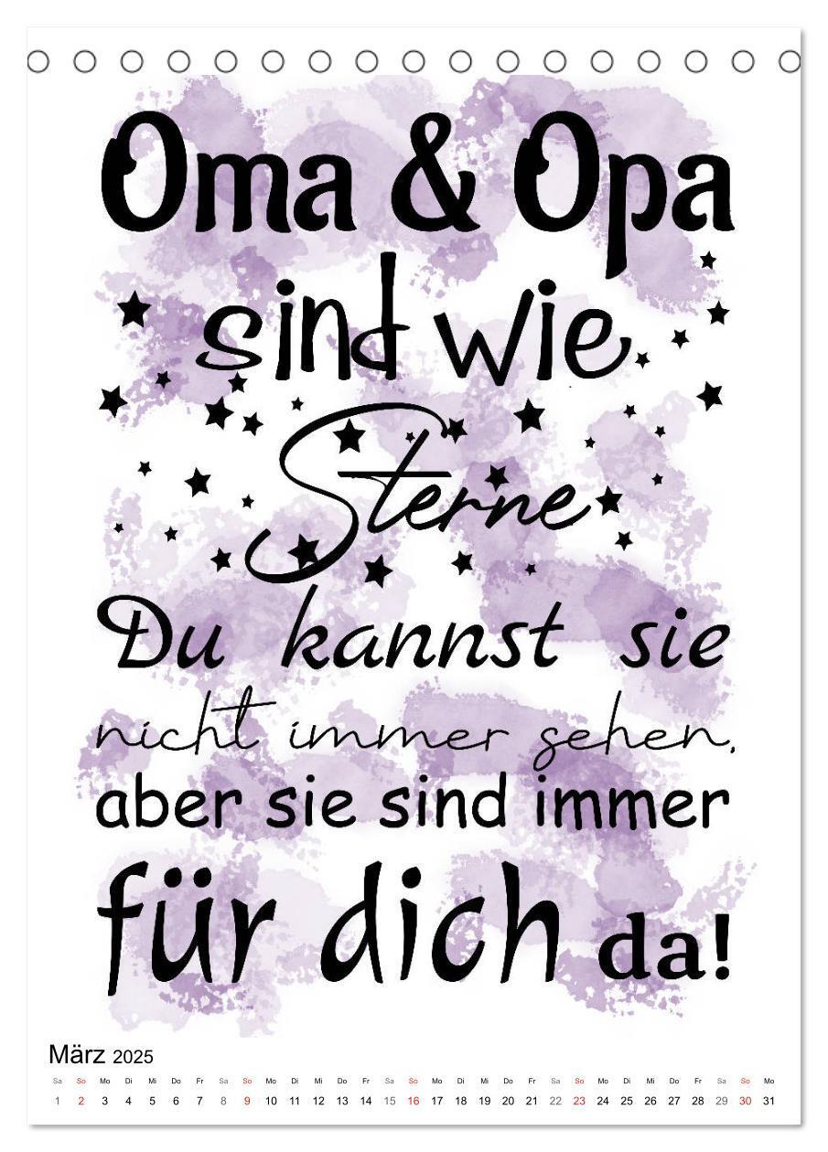 Bild: 9783435937967 | Oma und Opa, die Helden unserer Kindheit (Tischkalender 2025 DIN A5...