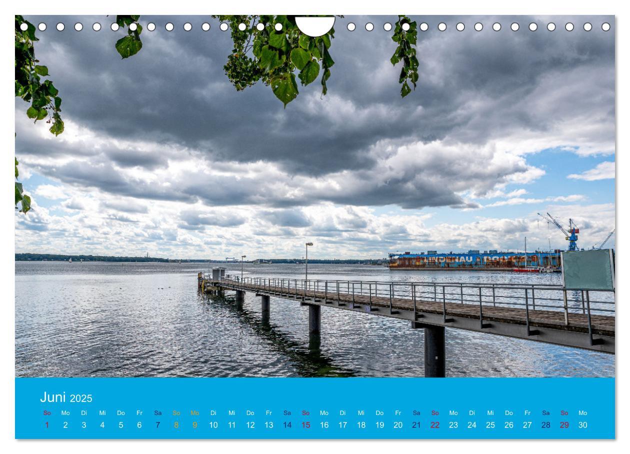 Bild: 9783435084838 | An der Kieler Förde (Wandkalender 2025 DIN A4 quer), CALVENDO...