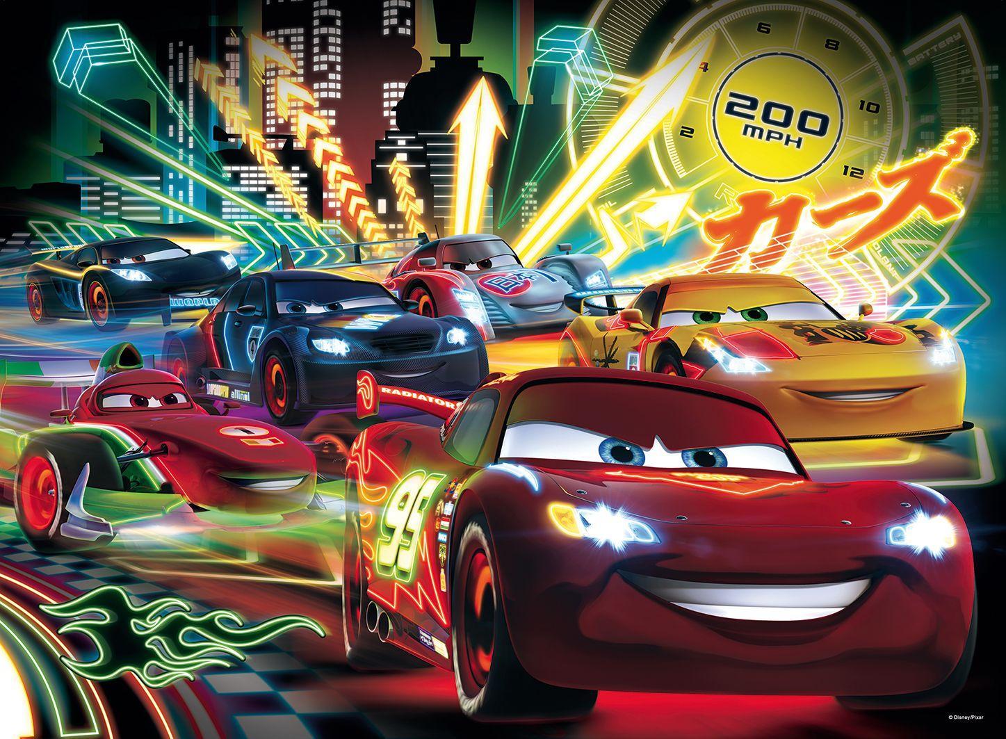 Bild: 4005556105205 | Cars Neon. Puzzle 100 Teile XXL | Spiel | 10520 | Deutsch | 2014