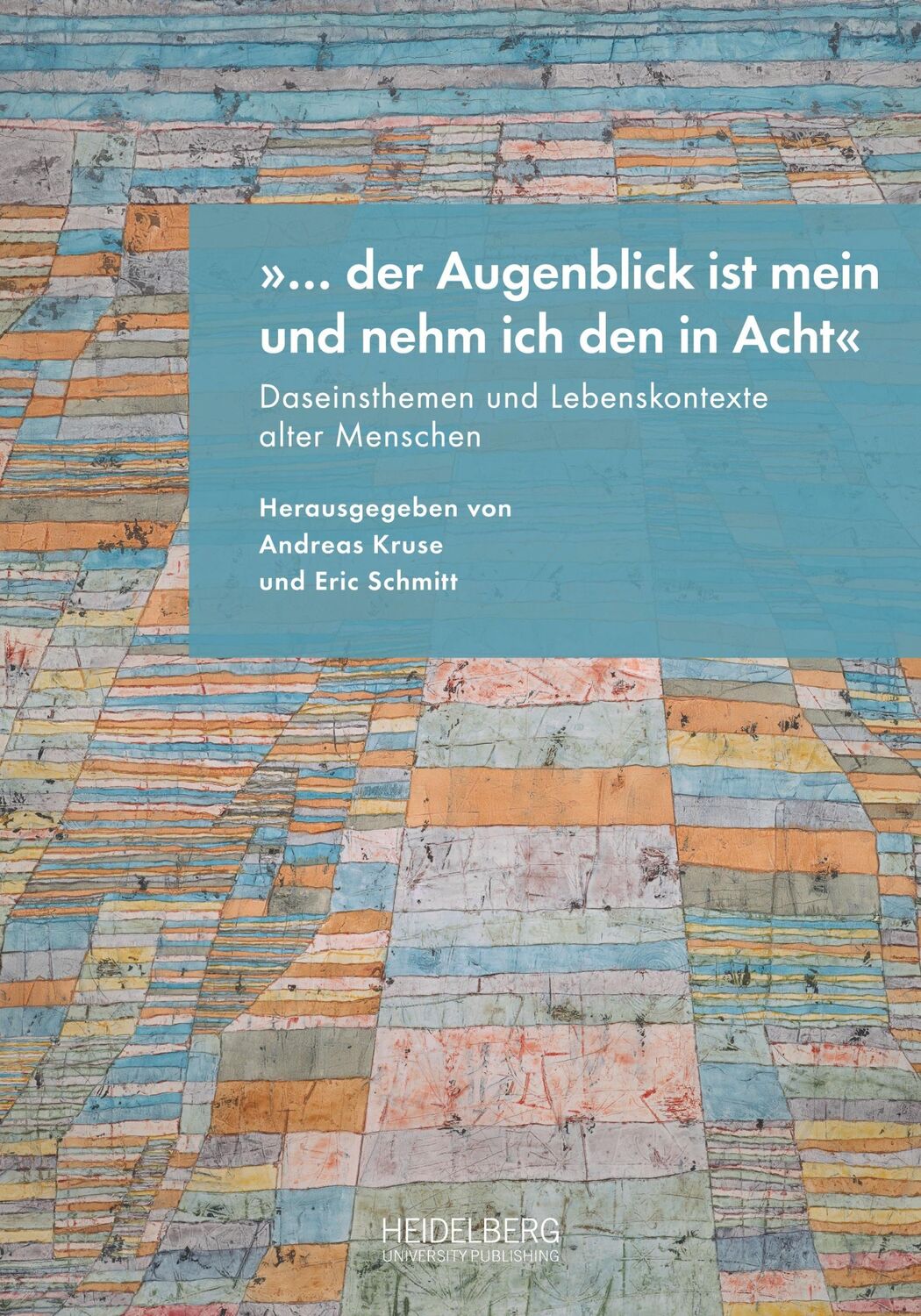 Cover: 9783968220765 | ¿¿ der Augenblick ist mein und nehm ich den in Acht¿ | Kruse (u. a.)