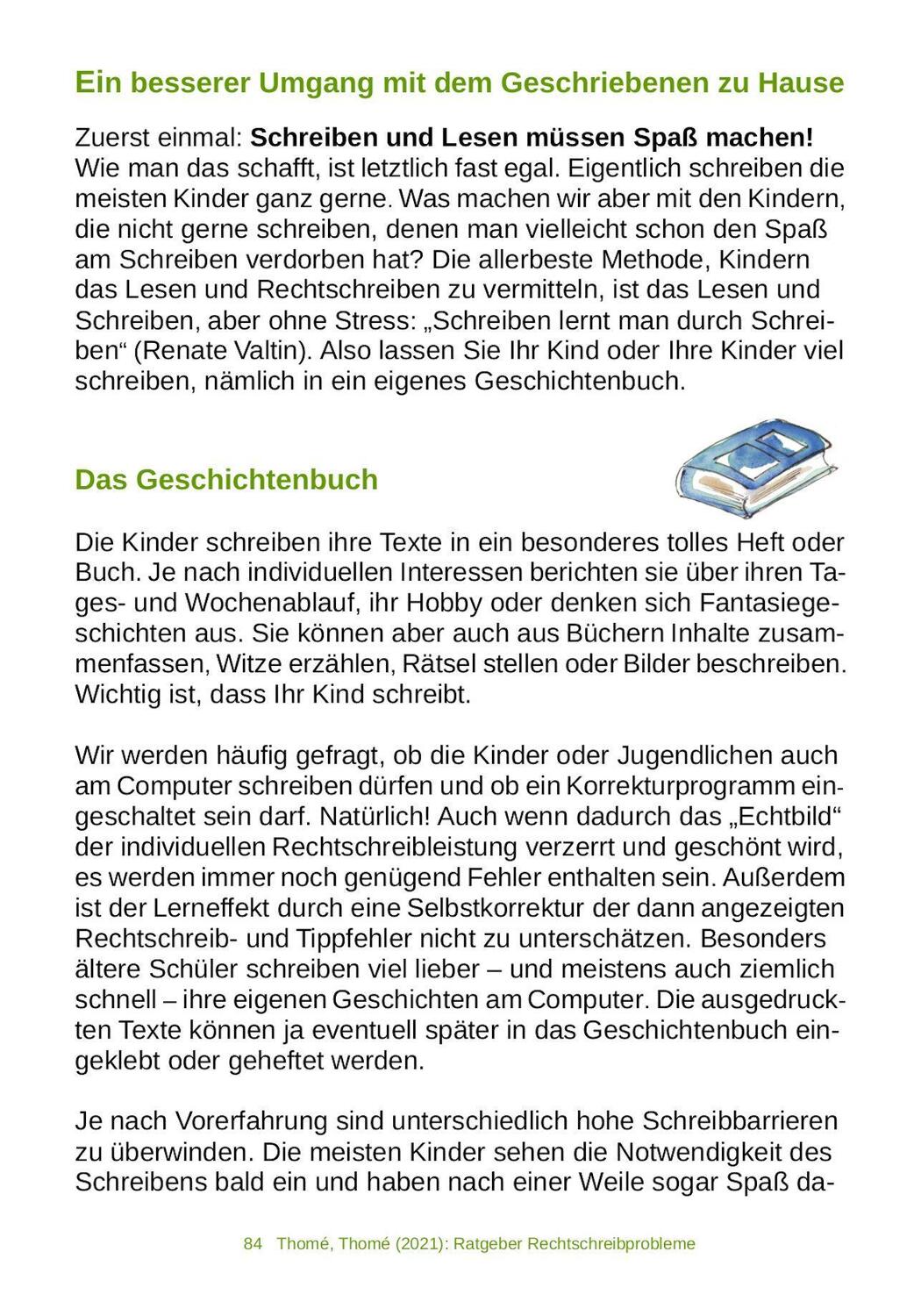 Bild: 9783942122016 | Ratgeber Rechtschreibprobleme (LRS/Legasthenie) | Thomé (u. a.) | Buch