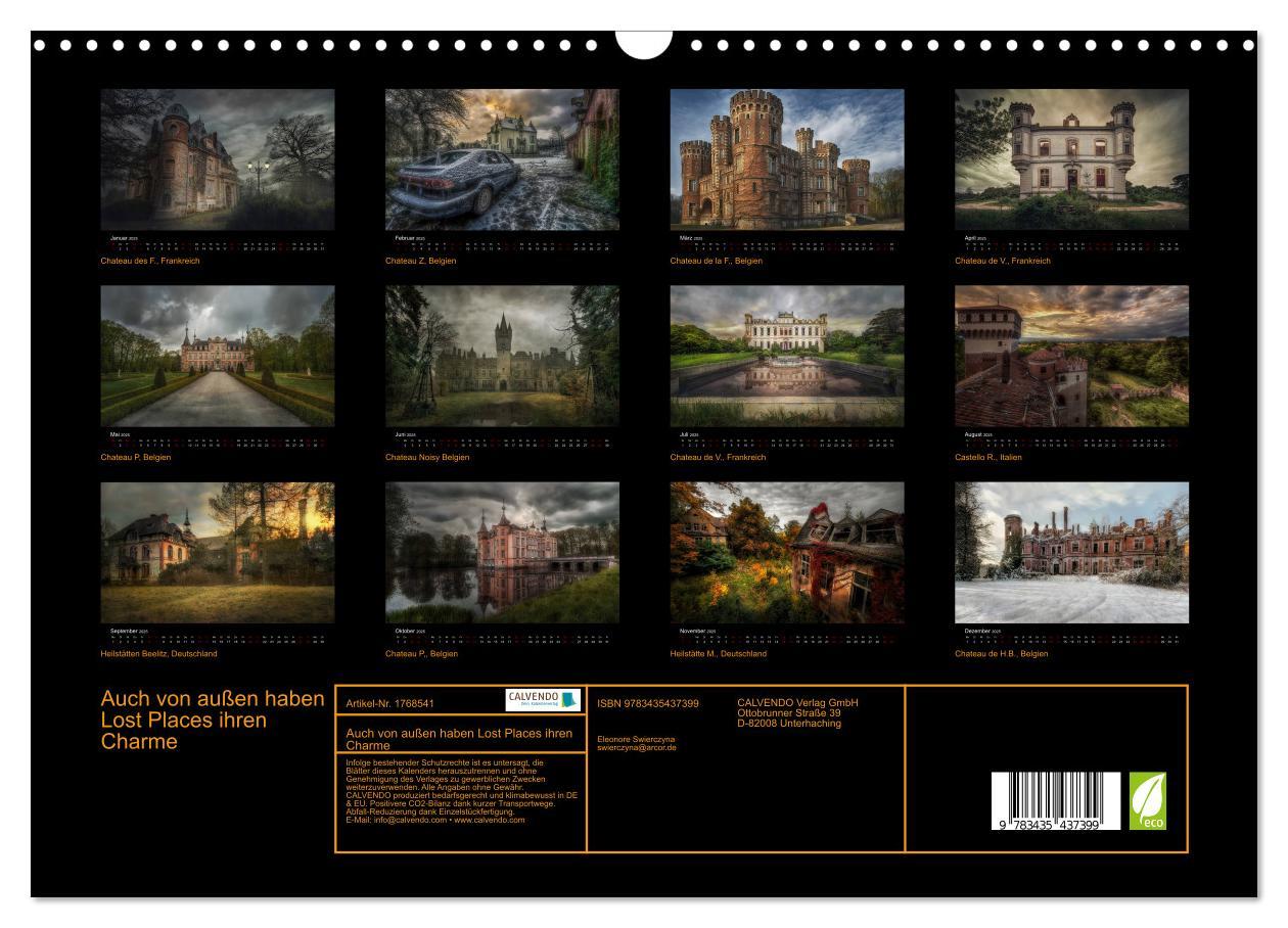 Bild: 9783435437399 | Auch von außen haben Lost Places ihren Charme (Wandkalender 2025...