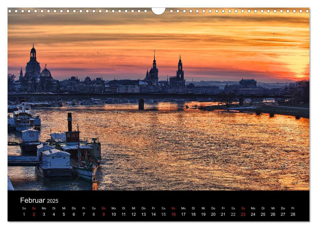 Bild: 9783435280452 | Dresden 2025 (Wandkalender 2025 DIN A3 quer), CALVENDO Monatskalender