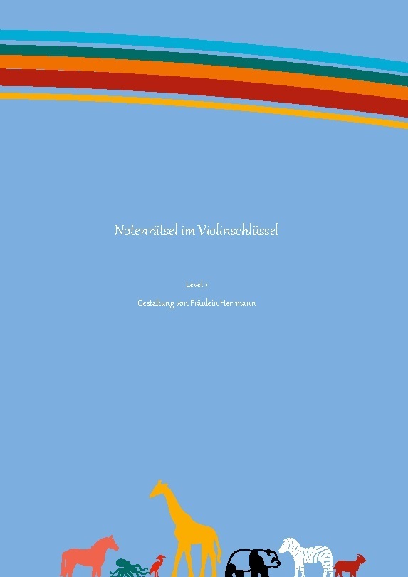 Cover: 9783756886180 | Notenrätsel im Violinschlüssel | Level 1 | Fräulein Herrmann | Buch