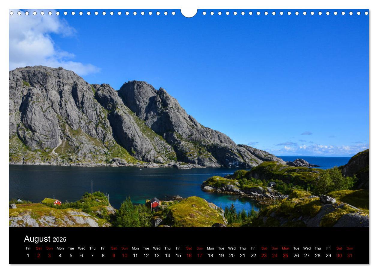 Bild: 9781325949403 | The magical Lofoten Islands (Wall Calendar 2025 DIN A3 landscape),...