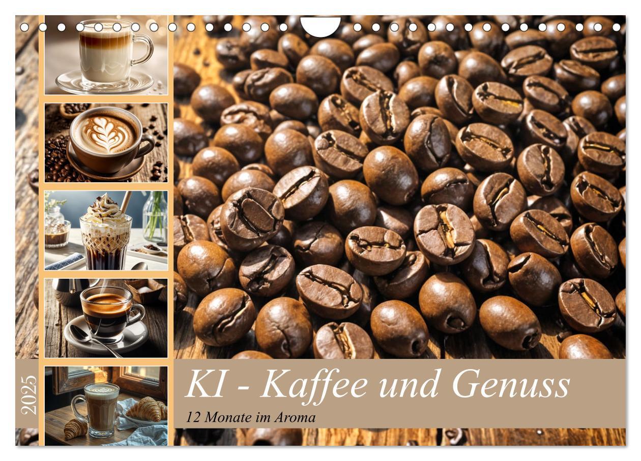 Cover: 9783457212172 | KI - Kaffee und Genuss 12 Monate im Aroma (Wandkalender 2025 DIN A4...